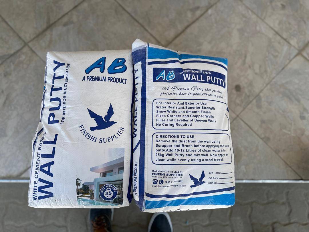 AB Wall Putty – White Cement Based (25kg)
