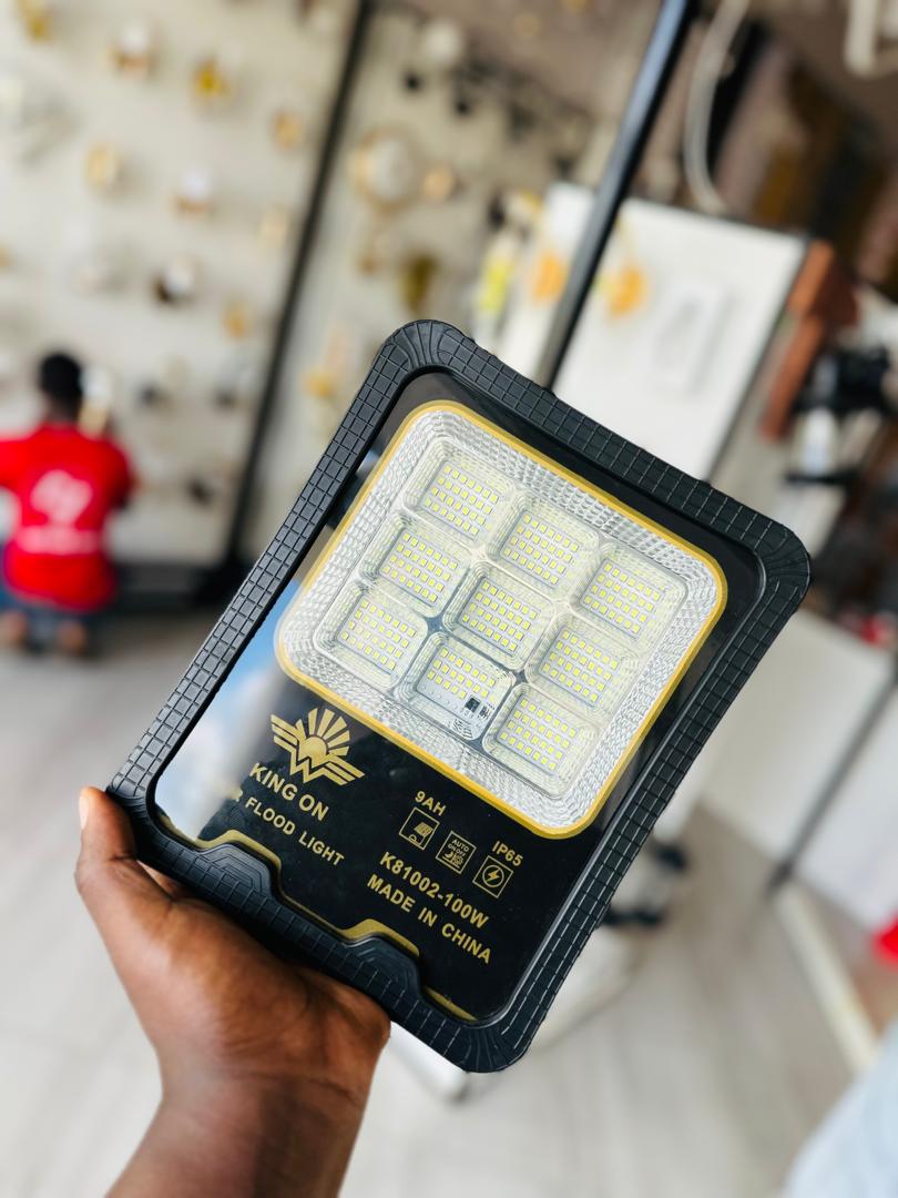 King On 100W Solar LED Flood Light