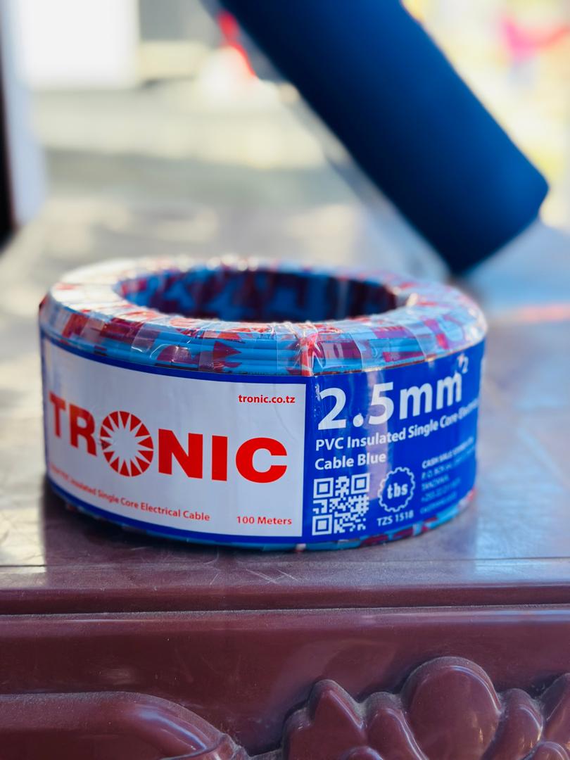 Tronic 2.5mm² Single-Core Cable – Blue (100m)