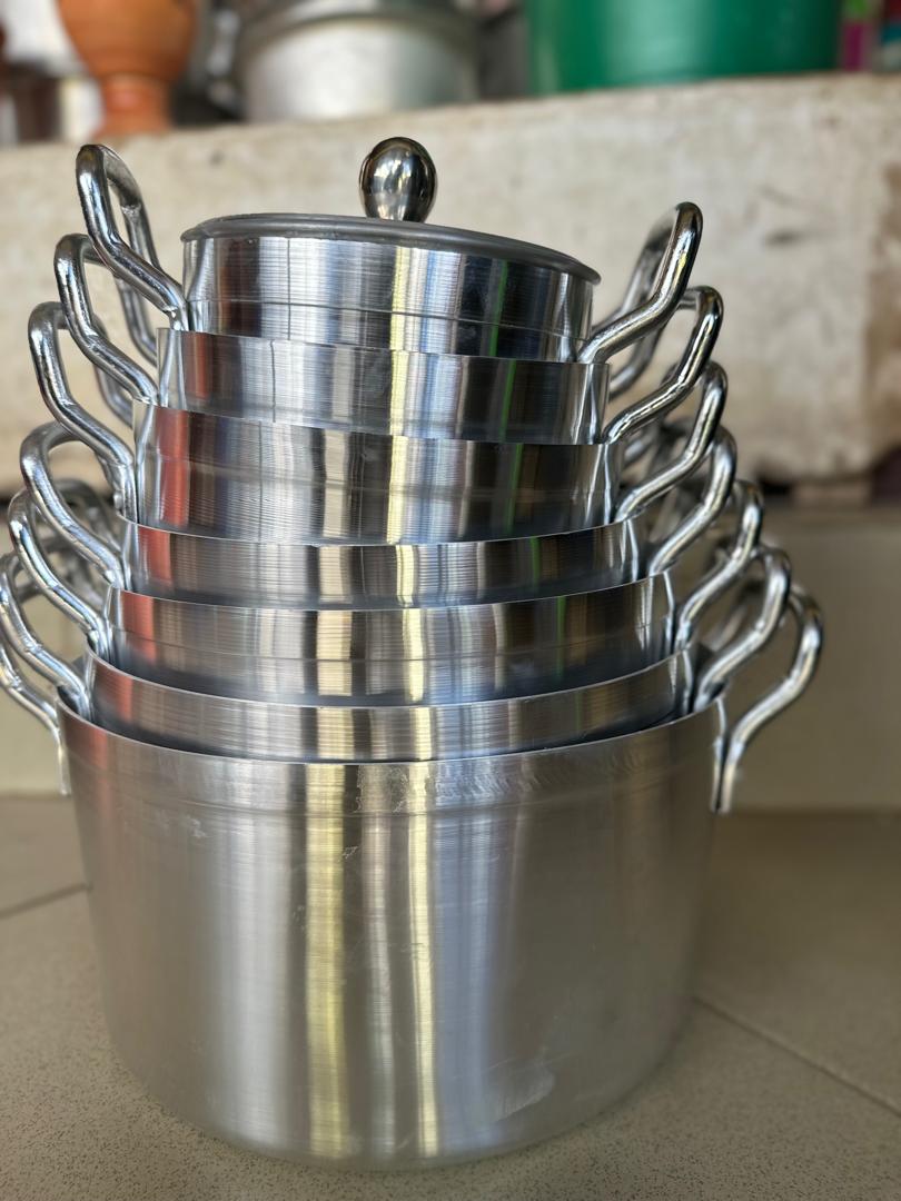 Aluminium Cooking Pot Set with Lid (Multi-Size)